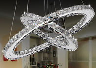 7500K -棒/ホテルのための 8000K --をつける贅沢な K9 水晶クロム 18W LED 現代シャンデリア