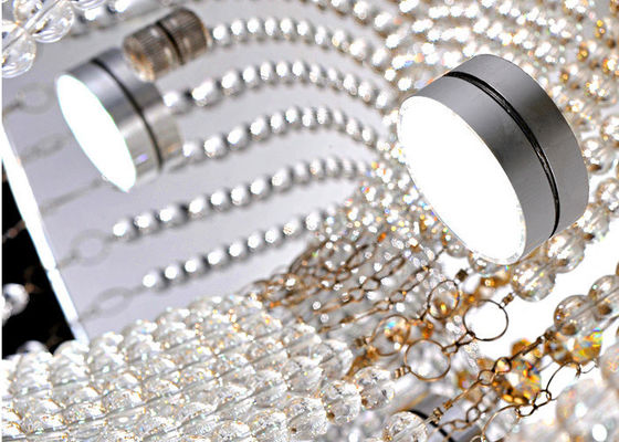 食堂/Romm の生存装飾のための現代円形の水晶天井灯 30w LED