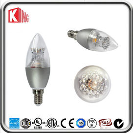 360 度 Dimmable はシャンデリアのために装飾的なフィラメントの蝋燭の球根 5W E14 を導きました