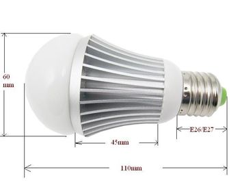 高い発電 5W E27 LED の地球の電球 AC85 - 265V/DC12V/DC24V は球根ランプを導きました