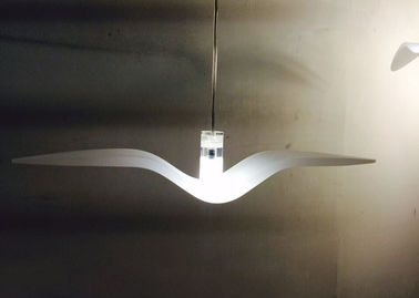 純粋で白いアクリル LED の照明鳥の形をつける Nightbirds の美しい懸濁液
